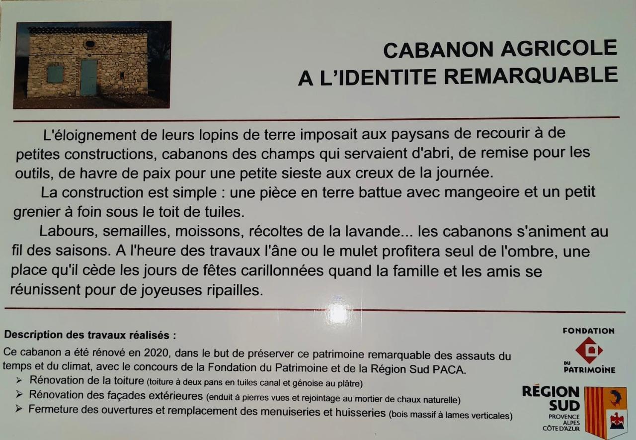 Le Cabanon Des Lavandes Entre Mont Ventoux Et Luberon Sault-de-Vaucluse Esterno foto